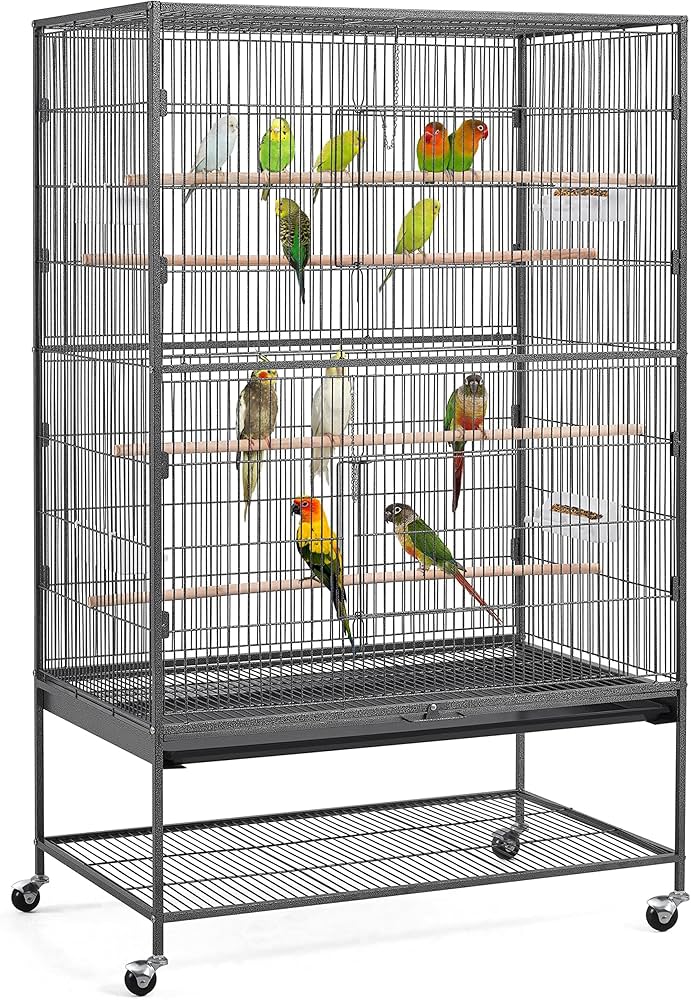 huge parrot cage